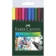 Tűfilc készlet, 0,4 mm, FABER-CASTELL Grip, 10 különböző szín (TFC151610)