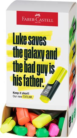 Szövegkiemelő display, mini, FABER-CASTELL TXTLNR, neon színek (TFC154200)