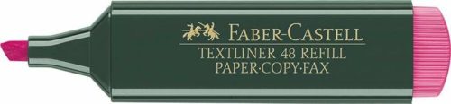 Szövegkiemelő, 1-5 mm, FABER-CASTELL, Textliner 48, rózsaszín (TFC154828)