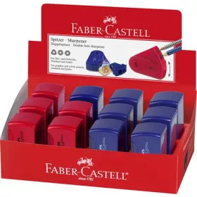   Hegyező display, kétlyukú, 2 tartályos, FABER-CASTELL, vegyes színek (TFC182701)