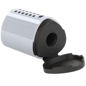   Hegyező, egylyukú, tartályos, FABER-CASTELL, Grip 2001 mini, ezüst (TFC183700)