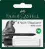 Pótbél precíziós radírstifthez, 4 darabos, FABER-CASTELL (TFC185697)