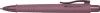 Golyóstoll, 1 mm, XB, nyomógombos tolltest, bordó tolltest, FABER-CASTELL Poly Ball Urban, kék (TFC241119)