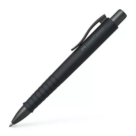 Golyóstoll, 1 mm, XB, nyomógombos tolltest, fekete tolltest, FABER-CASTELL Poly Ball Urban, kék (TFC241190)