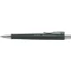 Golyóstoll, 0,7 mm, nyomógombos fekete tolltest, FABER-CASTELL Poly Ball, kék (TFC241199)