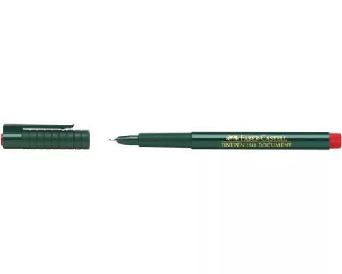 Tűfilc, 0,4 mm, FABER-CASTELL Finepen 1511, piros (TFC263282)