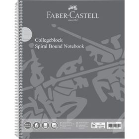   Spirálfüzet, A4, vonalas, 80 lap, perforált, lyukasztott,  FABER-CASTELL (TFC70010418)