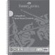 Spirálfüzet, A4, vonalas, 80 lap, perforált, lyukasztott,  FABER-CASTELL (TFC70010418)
