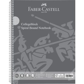   Spirálfüzet, A4, kockás, 80 lap, perforált, lyukasztott, FABER-CASTELL (TFC70010419)