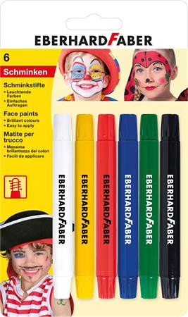 Arcfesték, EBERHARD FABER, csavarható, 6 különböző szín (TFCE579107)