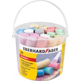   Aszfaltkréta, 20 darabos,  EBERHARD FABER, 8 különböző szín (TFCEF526512)