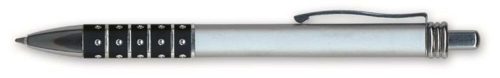Golyóstoll, 0,6 mm, nyomógombos, vegyes színű fogórész, GRANIT D550, kék (TGD550)