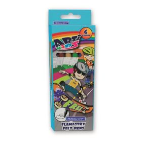   Filctoll készlet, GRANIT Arti Kids, 6 különböző szín (TGFL06)