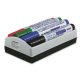 Táblamarker készlet, 2-3 mm, kúpos, tolltartóval, GRANIT M460, 4 különböző szín + táblatörlő (TGM460W)