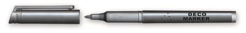 Dekormarker, 1 mm, kúpos, GRANIT M850, ezüst (TGM850EZ)