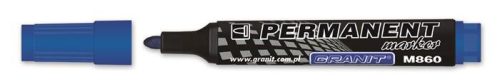 Alkoholos marker, 3-4 mm, kúpos, GRANIT M860, kék (TGM860K)