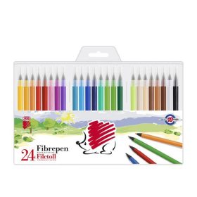   Filctoll készlet, 1 mm, ICO Süni 300, 24 különböző szín (TIC30024V)