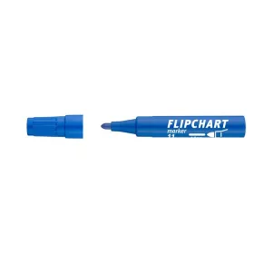   Flipchart marker, 1-3 mm, kúpos, ICO Artip 11, kék (TICA11K)