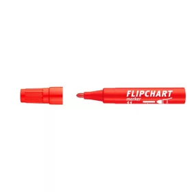   Flipchart marker, 1-3 mm, kúpos, ICO Artip 11, piros (TICA11P)