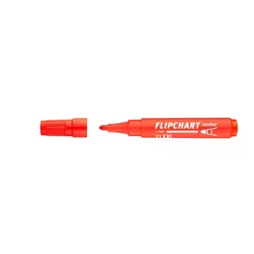   Flipchart marker, 1-3 mm, kúpos, ICO Artip 11 XXL, piros (TICA11XP)