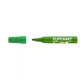   Flipchart marker, 1-3 mm, kúpos, ICO Artip 11, zöld (TICA11Z)