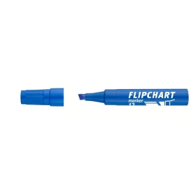  Flipchart marker, 1-4 mm, vágott, ICO Artip 12, kék (TICA12K)