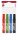 Flipchart marker készlet, 1-4 mm, vágott, ICO Artip 12, 4 különböző szín (TICA12V4)