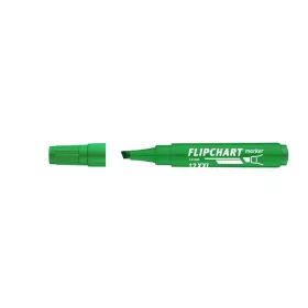   Flipchart marker, 1-4 mm, vágott, ICO Artip 12 XXL, zöld (TICA12XZ)