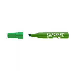   Flipchart marker, 1-4 mm, vágott, ICO Artip 12 , zöld (TICA12Z)