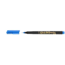 Alkoholos marker, CD/DVD, 0,5 mm, ICO, kék (TICCDK)