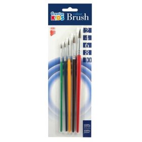   Ecsetkészlet, no. 2-4-6-8-10, fa, ICO Creative Kids (TICEV51)