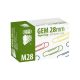 Gemkapocs, 28 mm, ICO, színes (TICGKM28)
