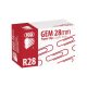 Gemkapocs, 28 mm, ICO, rezezett (TICGKR28)