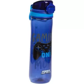   Kulacs, 600 ml, LIZZYSULI, Esports Gamer on duty, fekete (TICKUEGD)