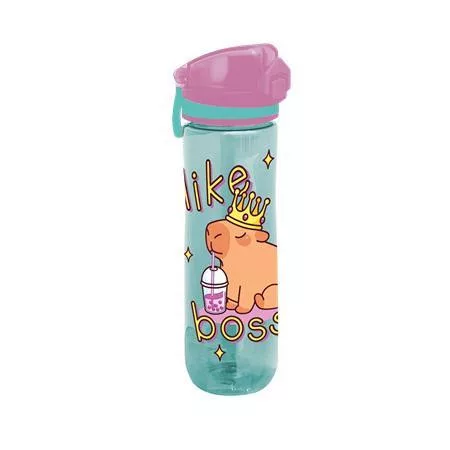 Kulacs, 600 ml, LIZZYSULI, Lollipop Capybara, zöld-lila (TICKULCB)