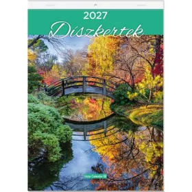 Falinaptár, A4, LIZZYCALENDAR Díszkertek (TICLCFNDI)
