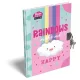 Emlékkönyv, lakattal, A5, keményfedeles, LIZZYSULI, Lollipop Rainbow (TICLEKLRA5)