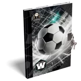   Emlékkönyv, lakattal, A5, keményfedeles, LIZZYSULI, Top League (TICLEKTLA5)