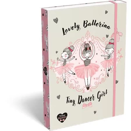 Füzetbox, A4, LIZZYSULI, Tiny Dancer, Lovely Ballerina (TICLFBTDA4)