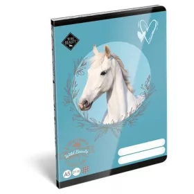   Füzet, tűzött, A5, kockás, 32 lap LIZZYSULI, Wild Beauty, Sport Club,27-32 (TICLFKA5WB)