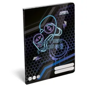   Füzet, tűzött, A5, sima, 32 lap, LIZZYSULI, Esport, Gamer on Duty,20-32 (TICLFSA5EG)