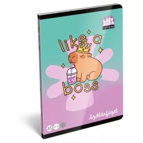   Füzet, tűzött, A5, szótár, 32 lap LIZZYSULI, Lollipop Capybara, 31-32 (TICLFSZA5)