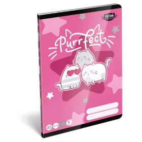   Füzet, tűzött, A5, vonalas, 32 lap, 2. osztály, LIZZYSULI, Kit tok Stars Purrfect, 16-32 (TICLFVA5KS2)