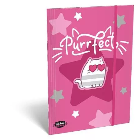 Gumis mappa, karton, A5, LIZZYSULI, Kit tok Stars Purrfect (TICLGMKSA5)
