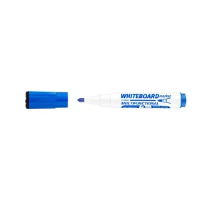   Tábla- és flipchart marker, 1-3 mm, multifunkciós, ICO Markeraser kék (TICMEK)