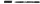 Alkoholos marker, OHP, 2-3 mm, B, ICO, fekete (TICOHPBFK)