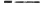 Alkoholos marker, OHP, 2-3 mm, B, ICO, fekete (TICOHPBFK)