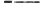 Alkoholos marker, OHP, 1-4 mm, C, vágott, ICO, fekete (TICOHPCFK)
