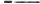 Alkoholos marker, OHP, 0,5 mm, F, ICO, fekete (TICOHPFFK)