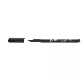 Alkoholos marker, OHP, 1-1,5 mm, M, ICO, fekete (TICOHPMFK)